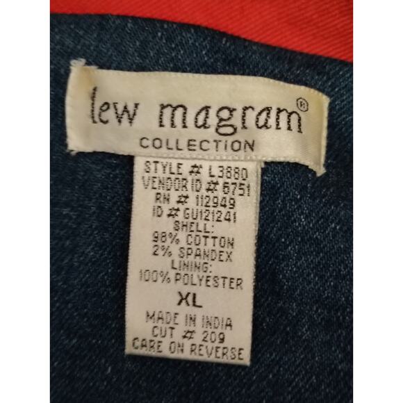 Lew Magram Embellished Jean Jacket Women's Size X Large - Picture 4 of 4